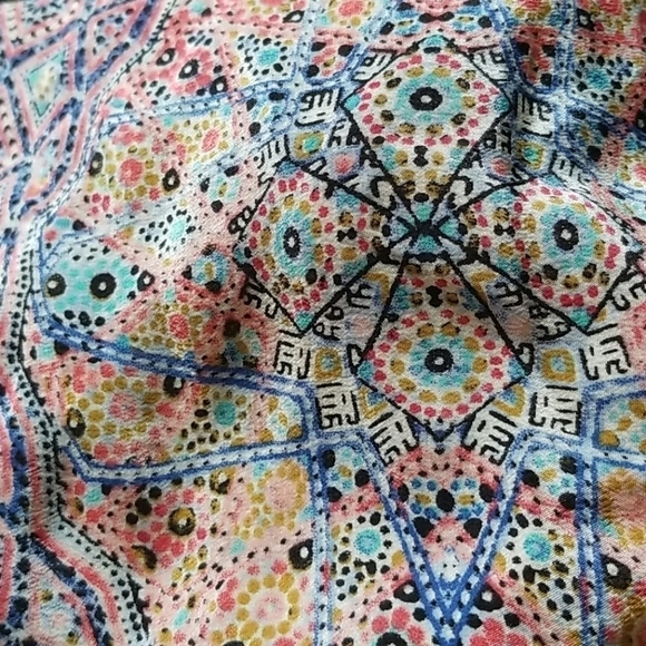 Maeve Anthropolgie Sidney mosaic silk blouse - Picture 7 of 7